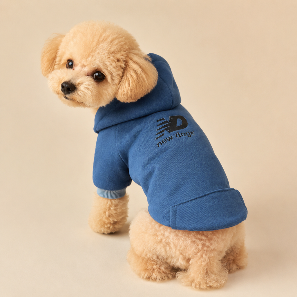 Dog Clothes new dogs Hoodie Blue