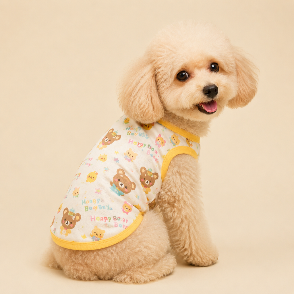 Cooling Dog Tank Top Whale Print 3L